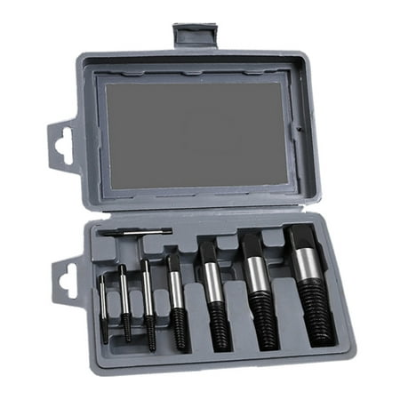 

8PCS Screw Extractor Set Heavy Duty Broken Bolt Removal Tool Damaged Screw Water Pipe Remover