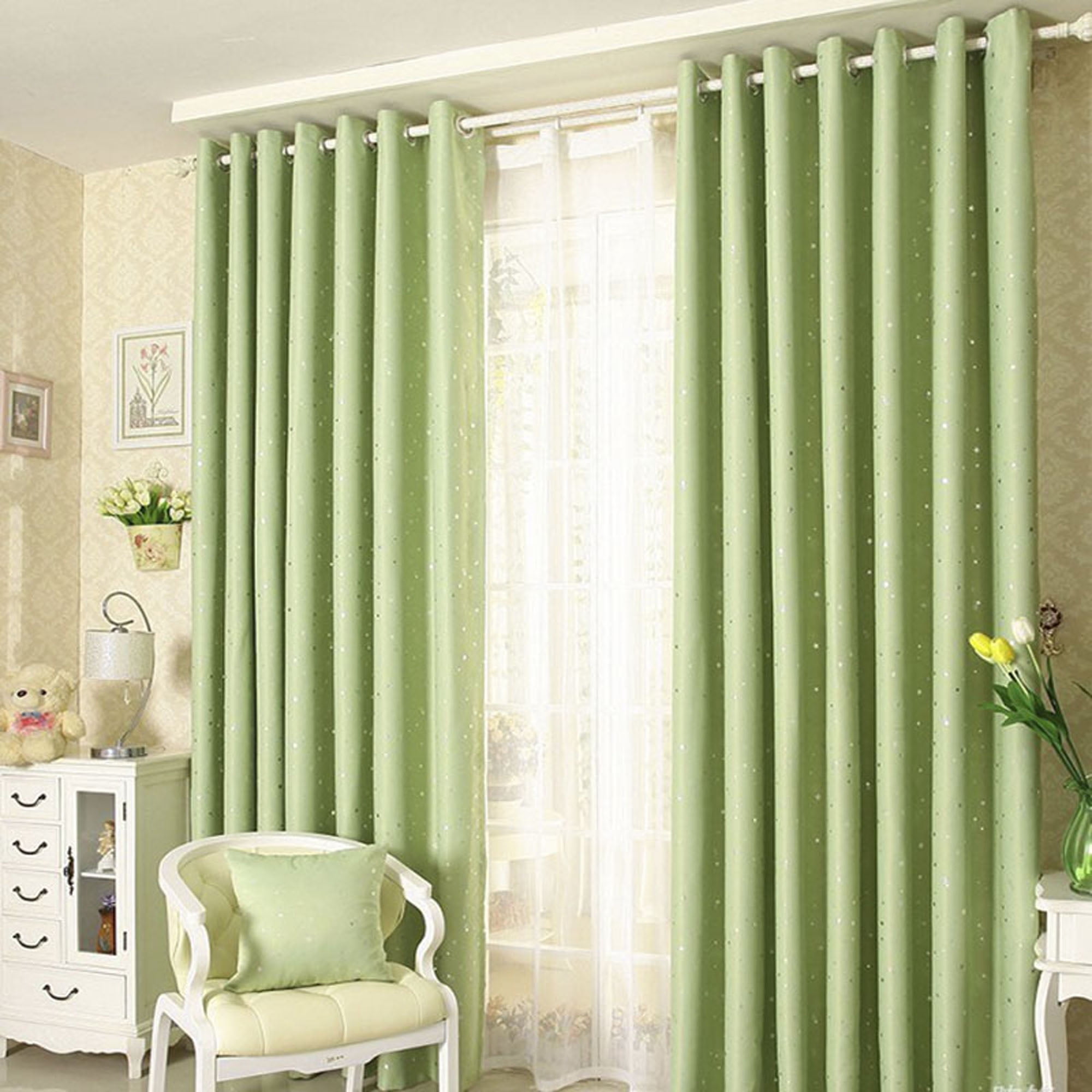NK HOME Blackout Curtains, Curtains for Bedroom Room Darkening Drapes