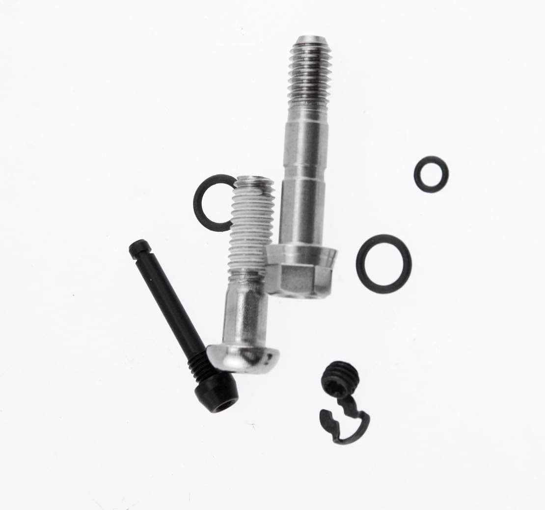 SRAM Guide Stainless Steel Caliper Hardware Kit - Includes Body Bolt, Banjo Bolt, Bleed Screw, Pad Pin