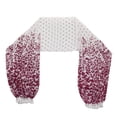 thumbnail image 4 of Mujer Bolero De Gasa De Manga Larga Encogiéndose De Hombros Flor Roja Vino SM SunniMix Bolero de manga larga para mujer, 4 of 8