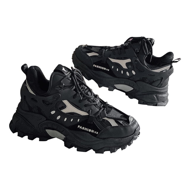 Zapatos de correr para hombre, ligeras y gruesas, con cordones para primavera, verano y otoño Wdftyju Tenis De Mujer Tenis De Hombre