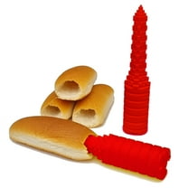 Clearance! Hot Dog Bun Driller Bread Hot Dog Drilling Grilling Hotdogger Cutting Bread Tool Drill A Hole Baking Supplies for Grilling BBQ Hot Dog
