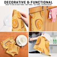 thumbnail image 7 of Kitchen Towel 28x18 Inches x6，Plate Towel, Decorative Towel, Napkin, Tea Towel Tea Towels For Kitchen Dish Cloths & Dish Towels Orange Orange, 7 of 7