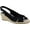 Black, variant on Easy Street Maureen Espadrille Slingback Sandals (Women)