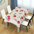 thumbnail image 4 of Yayeee Tablecloths 54" x 72" Rectangle Wrinkle Resistant Party Table Cover, Red Cherry, 4 of 8