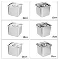 thumbnail image 6 of Square Steel Spice Box Spice Storage Box Kitchen Organizer, 6 of 8