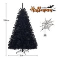 thumbnail image 3 of Costway 1,8m Árbol de Navidad con Decoraciones de Halloween 1036 Ramas no Iluminado con Base Sólida de Metal, 3 of 7