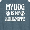 thumbnail image 3 of Instant Message - My Soulmate Dog - Women's Racerback Tank Top, 3 of 6
