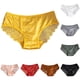 thumbnail image 4 of Gibobby Lencería sexy Bragas sexis con tiras finas y huecas para mujer, calzoncillos cómodos transpirables con costuras de satén de encaje(Marrón XL), 4 of 5