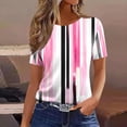 thumbnail image 1 of Haivin Womens Summer Tops Short Sleeve Shirts Crew Neck Tshirt Cute Blouses, 1 of 4