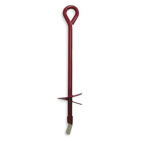 Auger Style Earth Anchor - 4LVK5 4 x 40 In Screw In Earth Anchor