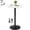 White/Black, variant on Homall 1 Piece Bar Table Height Adjustable Bistro Pub Table Cocktail Round Table with Metal Base, Black/Black