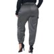 thumbnail image 3 of Pantalones cargo de satén para mujer de tallas grandes Agnes Orinda con cintura elástica y bolsillos, largo hasta el tobillo, 1X gris oscuro, 3 of 6