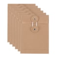 thumbnail image 1 of REGALWOVEN Kraft Paper Envelope with String Tie Closure Brown 5.5x4 Inch, 1 of 8