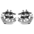 thumbnail image 1 of 1 par de gemelos para camisa, tachuelas, gemelos para traje de negocios, novedad, gemelos para camisa de velero, decoraciones para hombres, 1 of 5