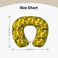 thumbnail image 5 of KLL yellow Corn Pattern Memory Foam Cervical Neck Pillow Versatile U-Shaped Pillows for Home/Office/Camping/Travelling/Soft Washable Cover, 5 of 8