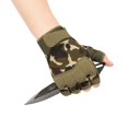 thumbnail image 3 of Guantes tácticos de medio dedo para hombres y mujeres, paracaidistas al aire libre, guantes protectores de pesca, cómodos y transpirables, 3 of 6
