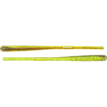 LIVETARGET Finesse Worm 6.5 Chartreuse/Brown