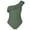 Army Green, variant on Womens One Piece Swimsuits One Shoulder Swimwear Asymmetric Ruffle Monokinis Bathing Suits
