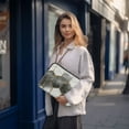 thumbnail image 6 of FORMRS 13-13.3 inch Laptop Sleeve Case Soft Carrying Quilted Computer Bag Cover, Gray Hexagons, 6 of 7
