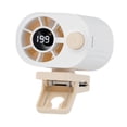thumbnail image 3 of Ventilador portátil con clip, carga USB, rotación de 360 degree, ventilador de escritorio para refrigeración personal. Blanco, 3 of 9