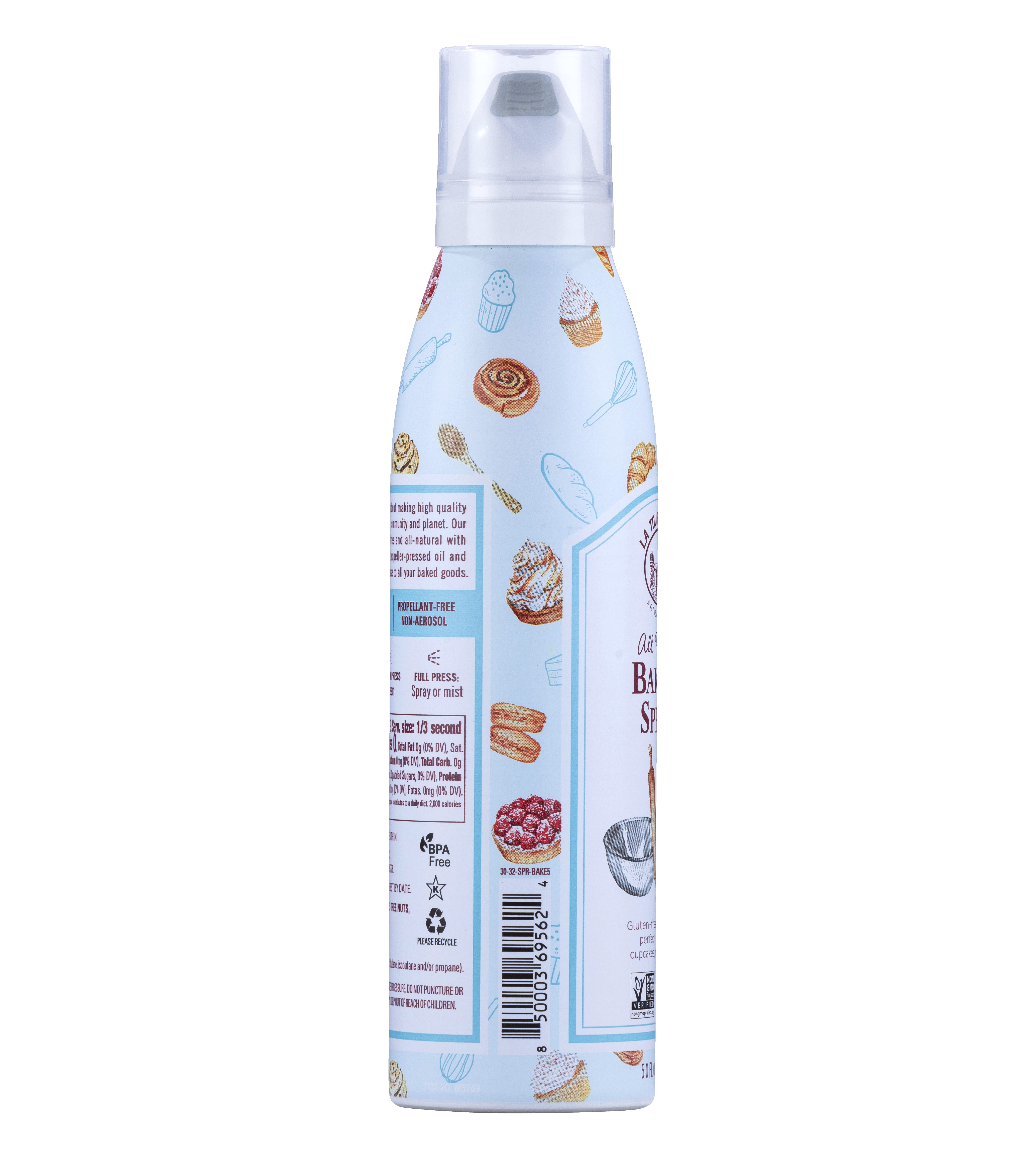 (3 pack) La Tourangelle All Purpose Baking Oil Spray, 5 fl oz (147 ml)