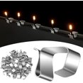 thumbnail image 1 of Ganchos para canaletas de luces navideñas, ganchos galvanizados para techos, clips para luces navideñas, colgadores para canaletas de luces navideñas, ganchos para luces de temporada para ex, 1 of 5