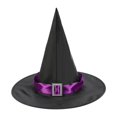 thumbnail image 1 of Sombrero de bruja para Halloween, disfraz de mago, sombrero para fiesta de carnaval, cosplay Cinta morada, 1 of 10