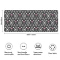 thumbnail image 3 of Geometric Heart and Arrow Pattern Bathroom Rugs Mat,Non Slip Microfiber Bathroom Rug,Rubber Backing,Soft Bathroom Mats for Bathroom Floor,Tub and Shower,60x24in(150x60cm), 3 of 5