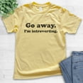 thumbnail image 2 of Kids Go Away I'm Introverting T-shirt, Youth Kids Boy Girl T-Shirt, Awkward Shirt, Introvert Shirt, Yellow, Medium, 2 of 4