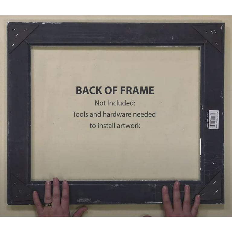Creative Mark Plein Air Wooden Picture Frame - 16X20 Black - Professional  Single Frame for Art Panels, Stretched Canvas, Pictures and More