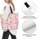 thumbnail image 3 of Disketp Orchids Flowers Bolsa Tote Estampada para Mujer, Bolso de Hombro y de Mano para Compras y Viajes, 3 of 8