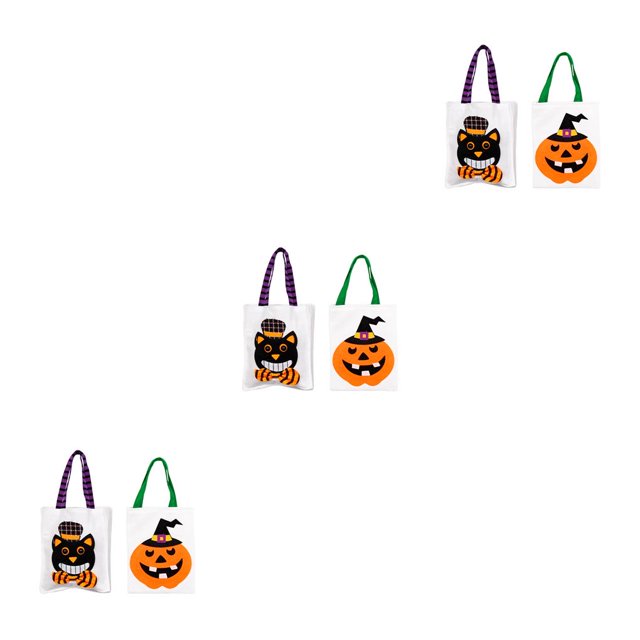 Maytalsory Kids Halloween Themed Handbag Shoulder Bag Party Children Candy Storage Pouch 10 3Set
