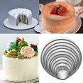 thumbnail image 3 of Cake Mold Round, Stainless Steel, With Storage Box, 11 pcs, 3 of 5