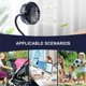 thumbnail image 1 of Portable Mini Clip Stroller Fan,3 Speeds Settings,Navy Blue, 1 of 5