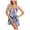 Blue, variant on Clearance!NMMUED Swim Dress, Two Piece Swimsuit for Women, Backless Swimsuits for Women, Bathing Suit for Women, V Neck Swimsuits for Women, Multi-color M