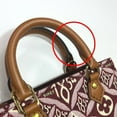 thumbnail image 7 of Pre-Owned LOUIS VUITTON Petit Sac Pla Jacquard Leather Monogram Louis Vuitton Red Shoulder Bag LV (Good), 7 of 7
