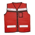 thumbnail image 1 of Chaleco Seguridad Algodon Cintas Reflejantes Talla M Urrea Urrea Herramientas Profesionales USCH11, 1 of 3