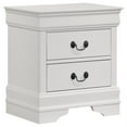 thumbnail image 2 of Nim 5pc Queen Bedroom Set- Sleigh Panel Design- White Okume Veneer, 2 of 6