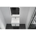 thumbnail image 6 of Amazon 24" White Wood Floating Vanity White Top and Chrome Trim, 6 of 20