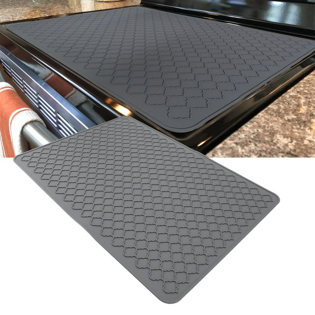 Electric Stove Top Cover for Silicone, Heat Resistant Silicone Stove Top Protector Silicone Cooktop Top Protector Multifunctional for Kitchen Microwave Oven Laundry Washer