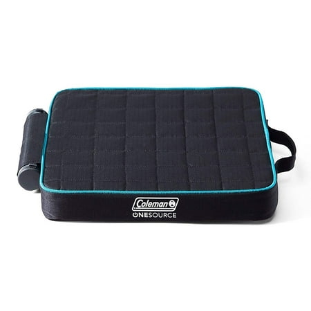 Coleman OneSource Outdoor Heated Camping Chair Pad with Rechargable Battery  Black