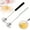 Black White, variant on Stainless Steel Semi-Automatic Whisk, 2026 New Stainless Steel Egg Whisk Hand Push Rotary Whisk Blender, Manual Mixer Stirrer Kitchen Tool for Cooking Home Egg Milk (Black)