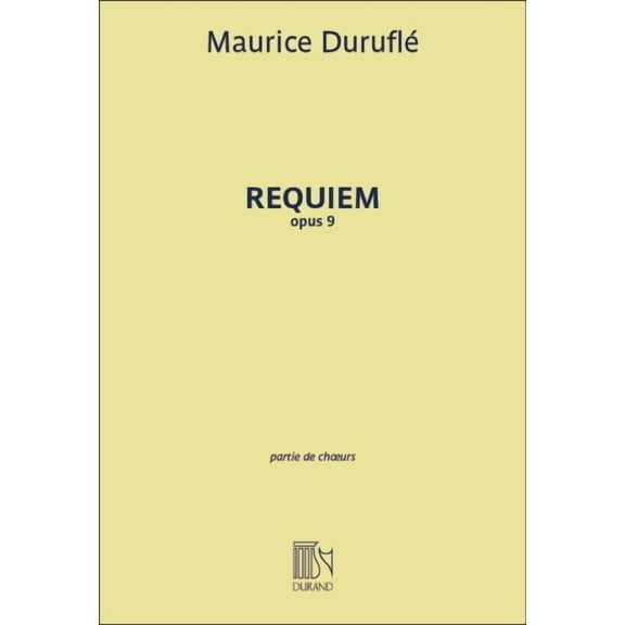 Requiem, Op. 9: Choral/Vocal Score, (Paperback)