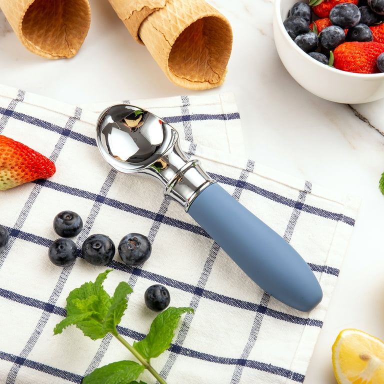 Cook with Color Ice Cream Scoop with Soft Grip Handle, Blue