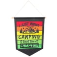 thumbnail image 1 of MasteelfCA Portable Triangle Hanging Banner Decorative Banner Camping Banner Camping Hanging Flag, 1 of 8