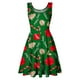 thumbnail image 4 of Moda mujer verano cuello redondo estampado navideño suelto cómodo vestido sin mangas Fridja hjkh547, 4 of 5