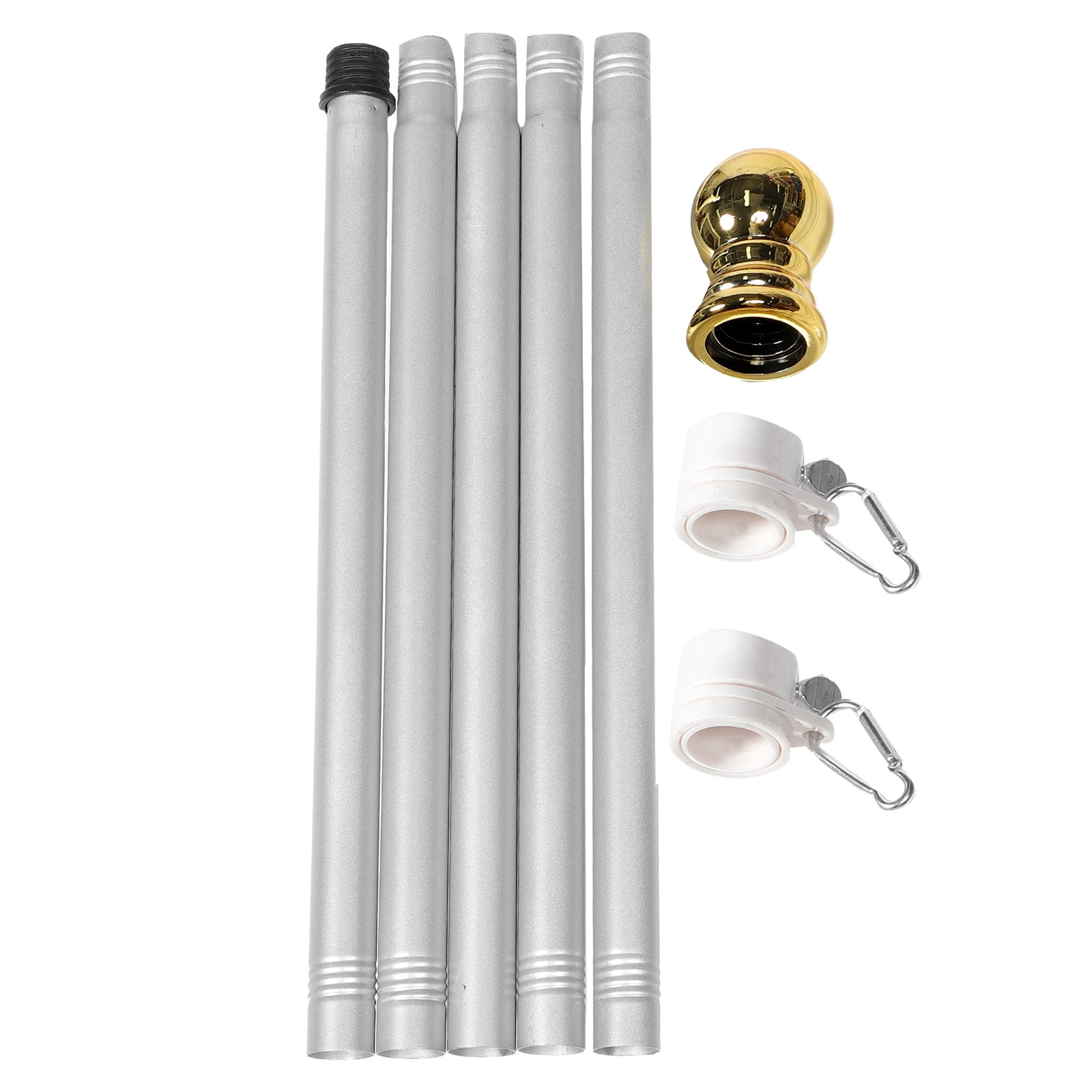Baluue Rust-Resistant Stainless Steel Flagpole for Home Use with Easy and Quick Installation