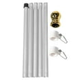 thumbnail image 1 of BRIGHTFUFU Portable Stainless Flagpole Windproof Design for Outdoor Events 1Pcs, 1 of 8