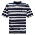 thumbnail image 2 of hajo Pijama corto para hombre - Klima-Light, cuello redondo, pijama, shorty, mezcla de algodón Azul/Gris XL (X-Large), 2 of 5